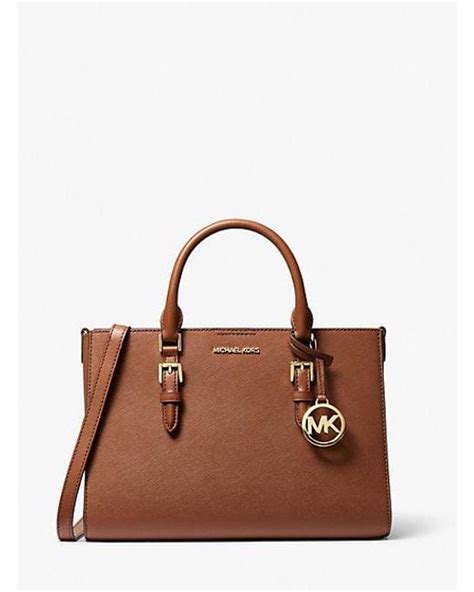 michael kors charlotte tote brown|michael kors charlotte medium saffiano.